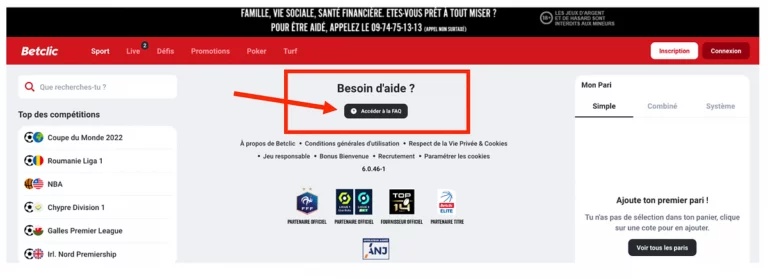 FAQ Betclic