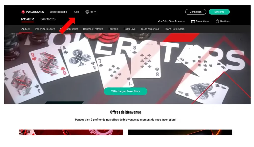 contacter pokerstars